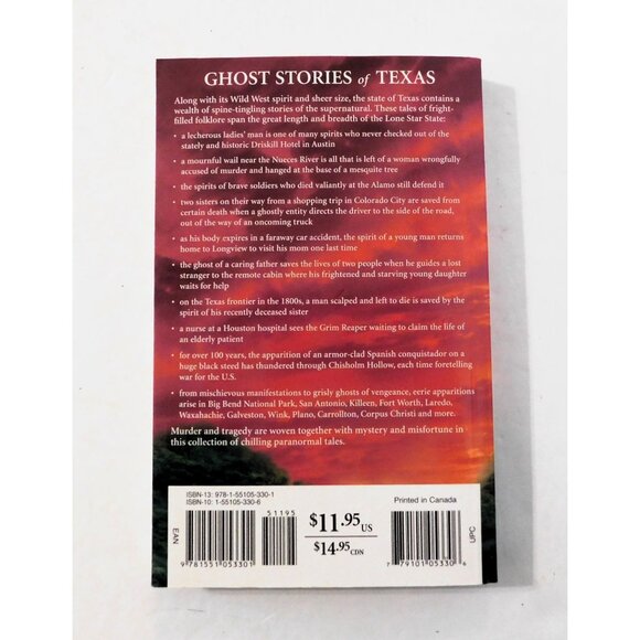 Ghost Stories Of Texas By Jo-Anne Christensen 2001 Trade Paperback - Picture 2 of 3
